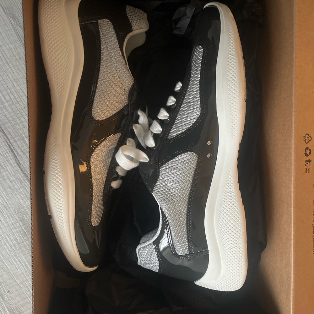 Black and White Sneakers